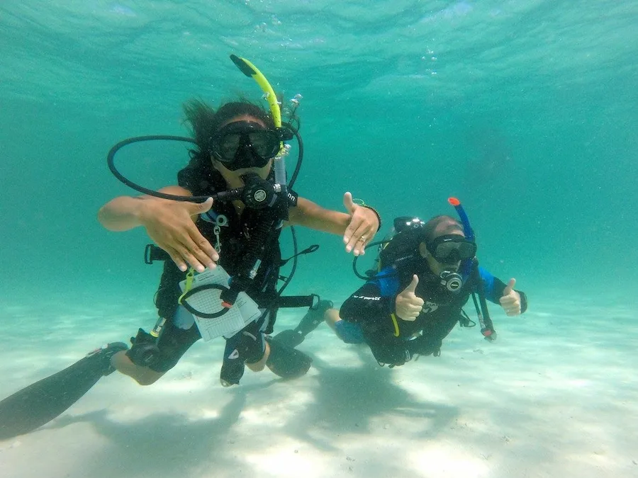 Vanessa and Dominik in Malapascua home
