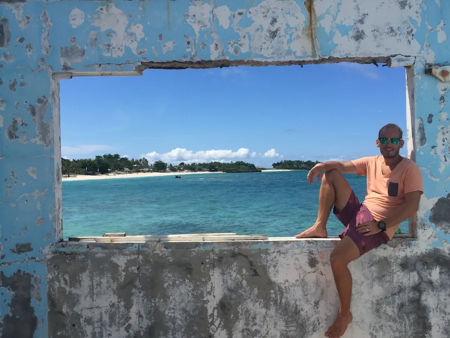 Vanessa and Dominik in Malapascua north beach