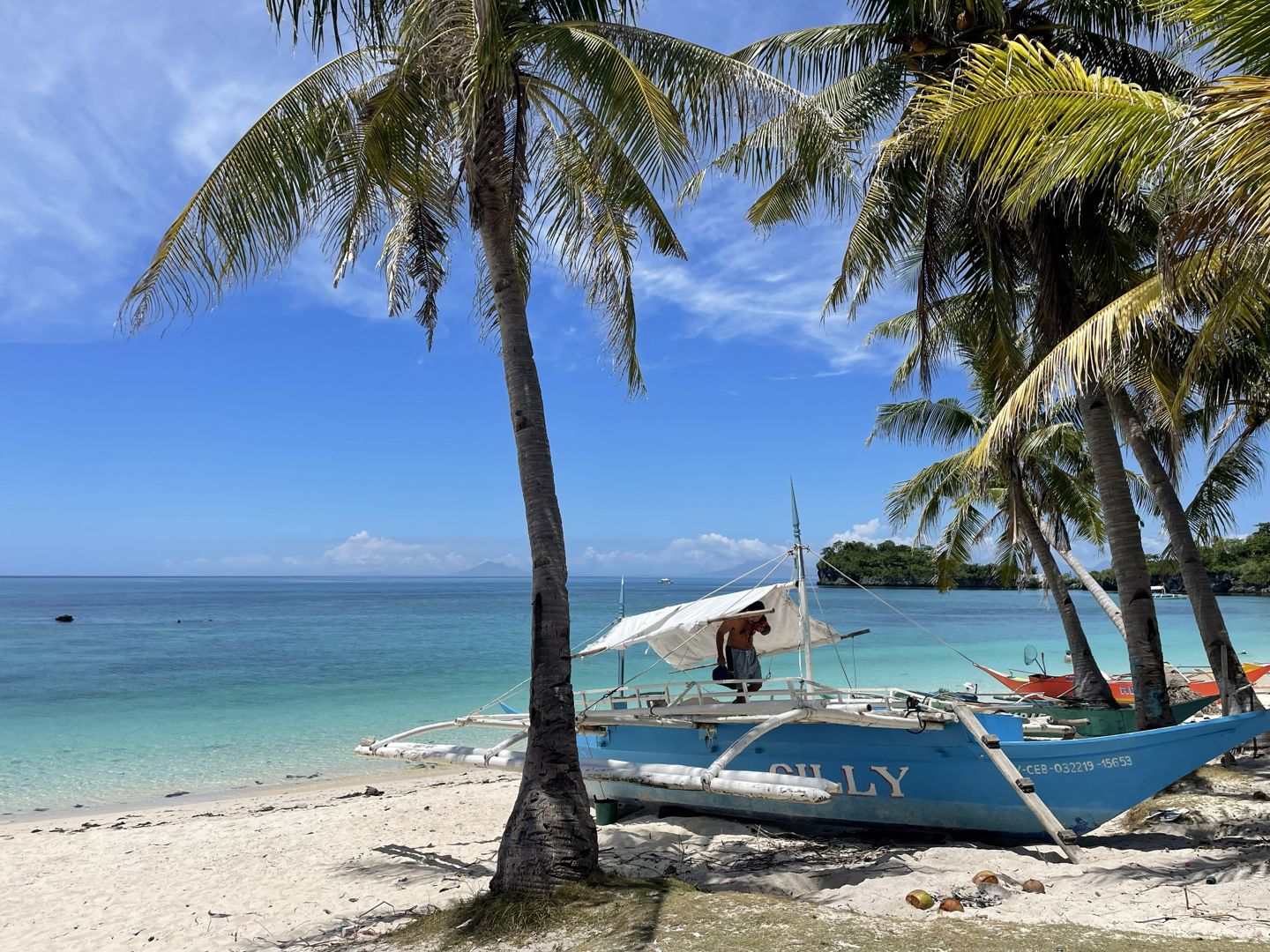 Beach on Malapascua Island Philippines